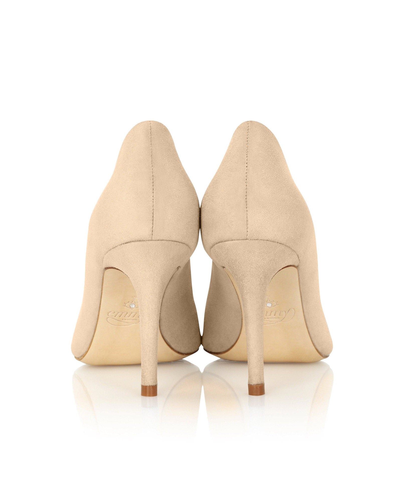 Claudia Biscuit Fashion Shoe Nude Suede Court Shoe  image
