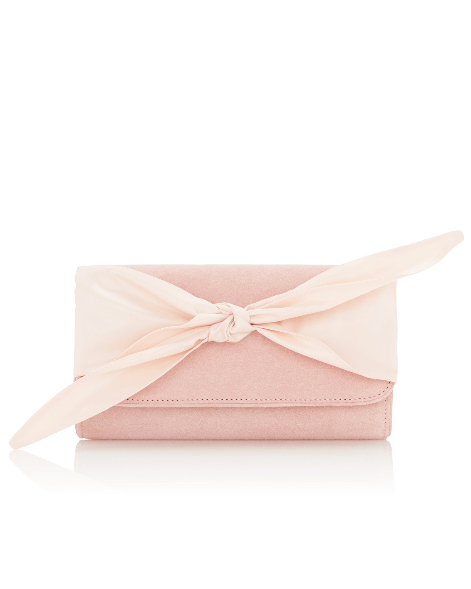 Florence Clutch Misty Rose Occasion Bag Evening Clutch with Satin Bow  image
