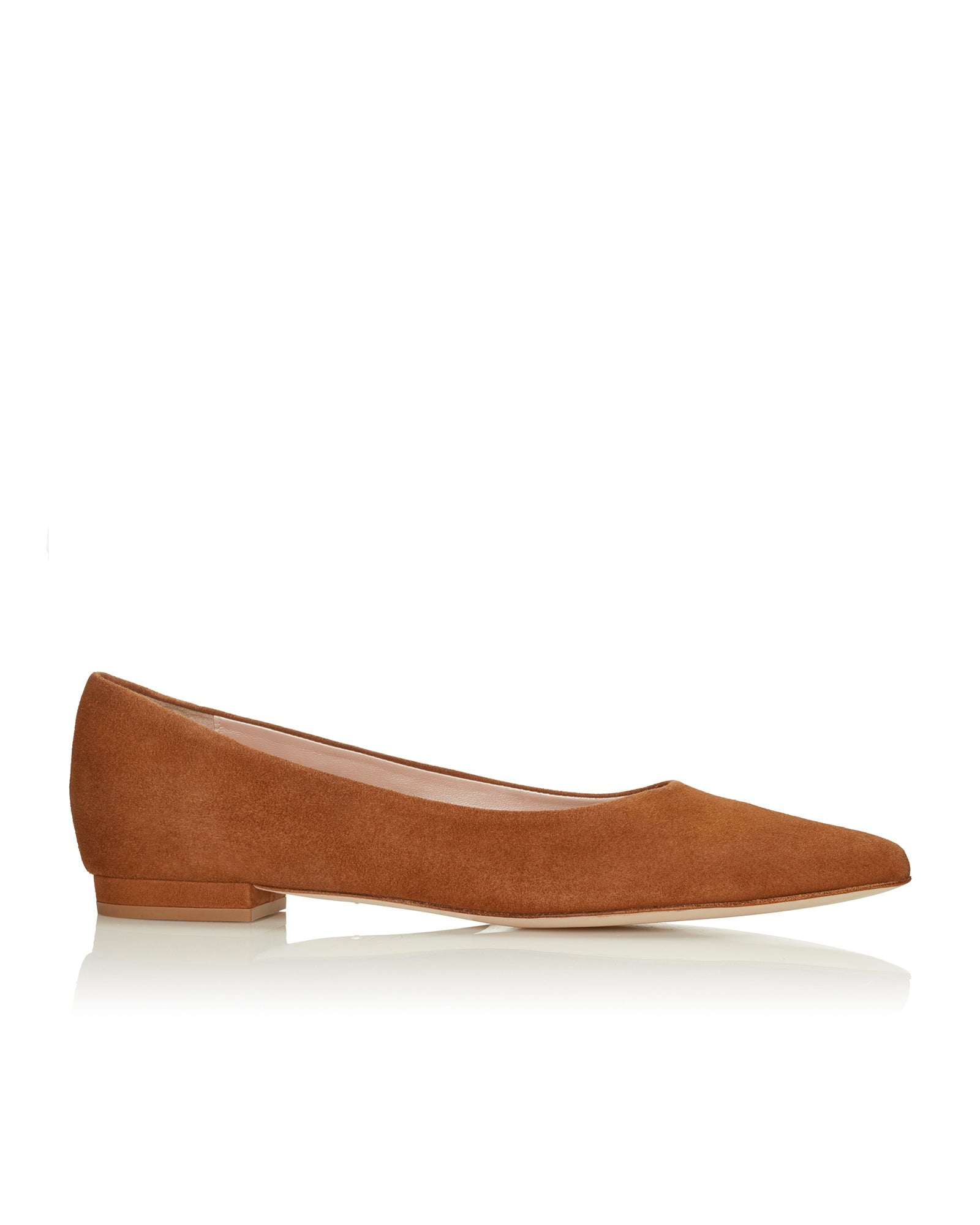 Lulu Saddle Suede Flat Emmy London
