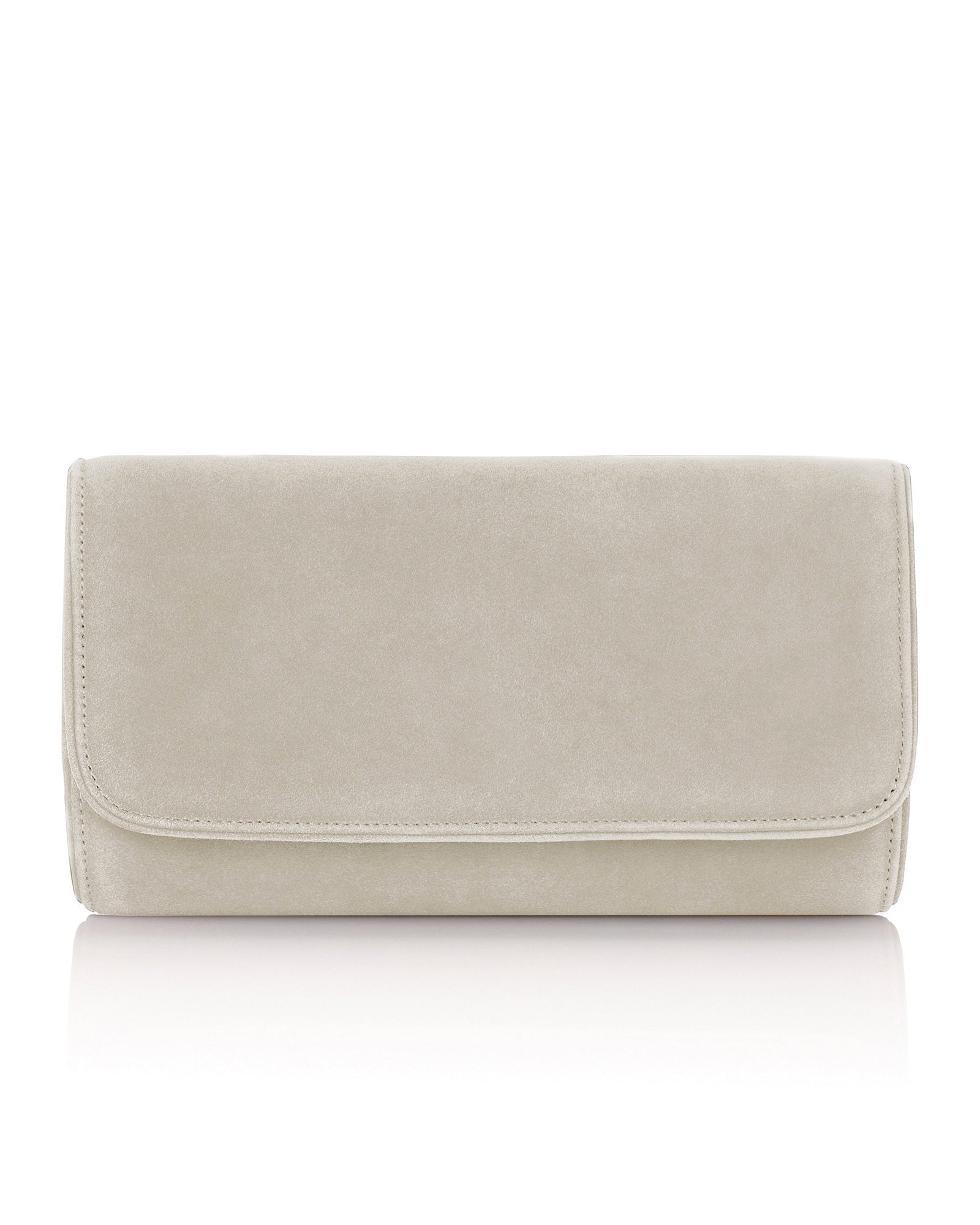 Natasha Vapour Suede Clutch Bag Emmy London - Main Image