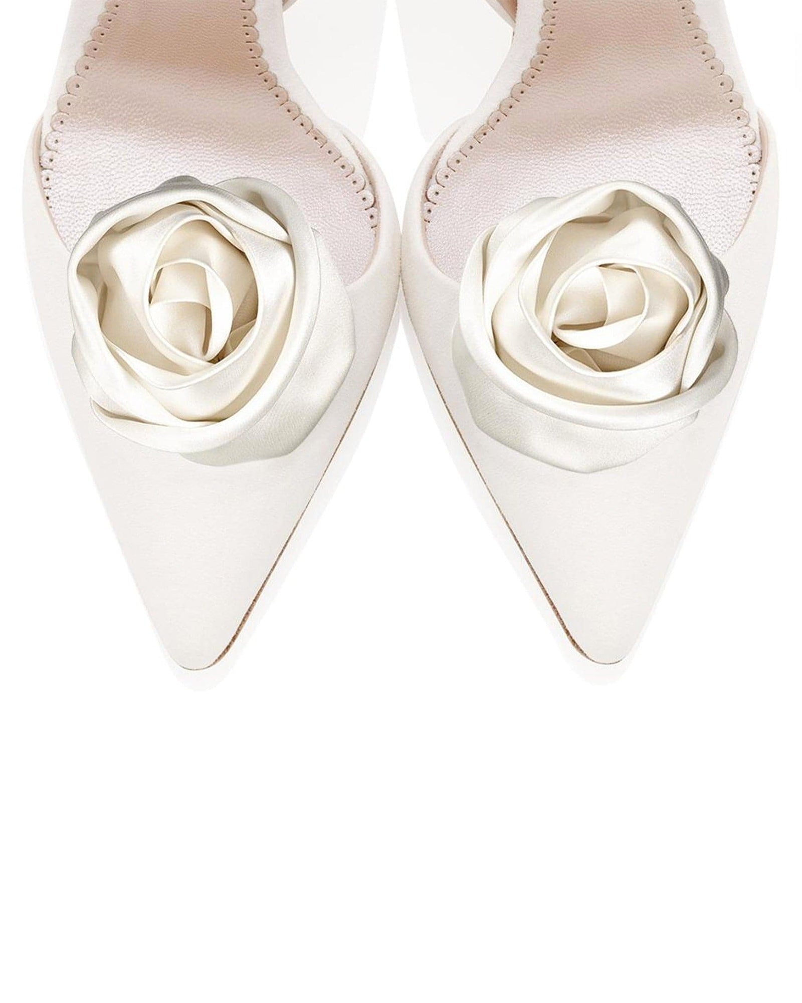 Ruched Rose Shoe Clips image