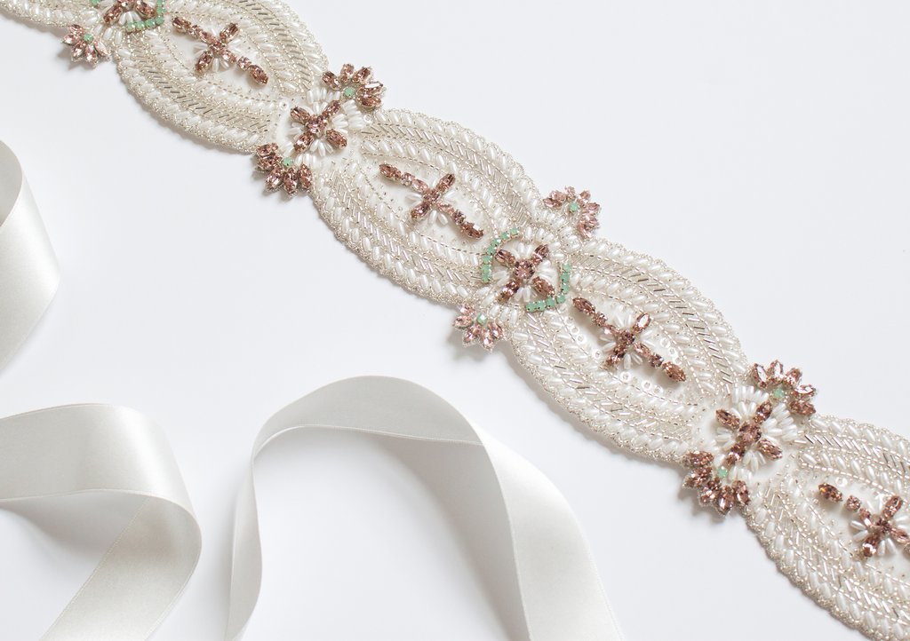 How to Add Extra Embellishment to Your Wedding Dress with a Detailed Belt article image