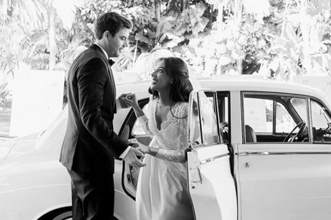 Danielle & Chris's Timeless Laguna Beach Wedding: Bridal Shoes & Sentimental Surprises card image