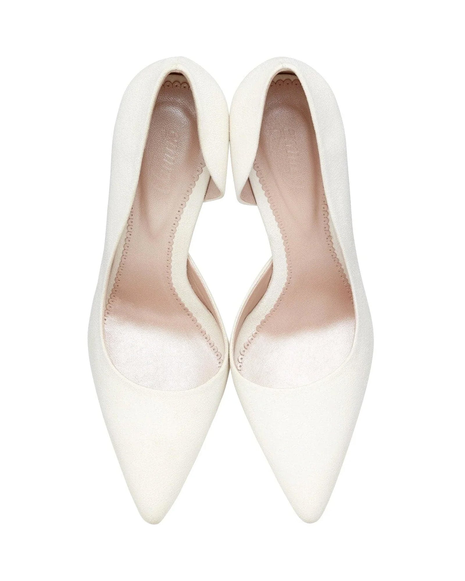 Amelia Mid Heel Bridal Shoe Pointed Ivory Wedding Shoes  image