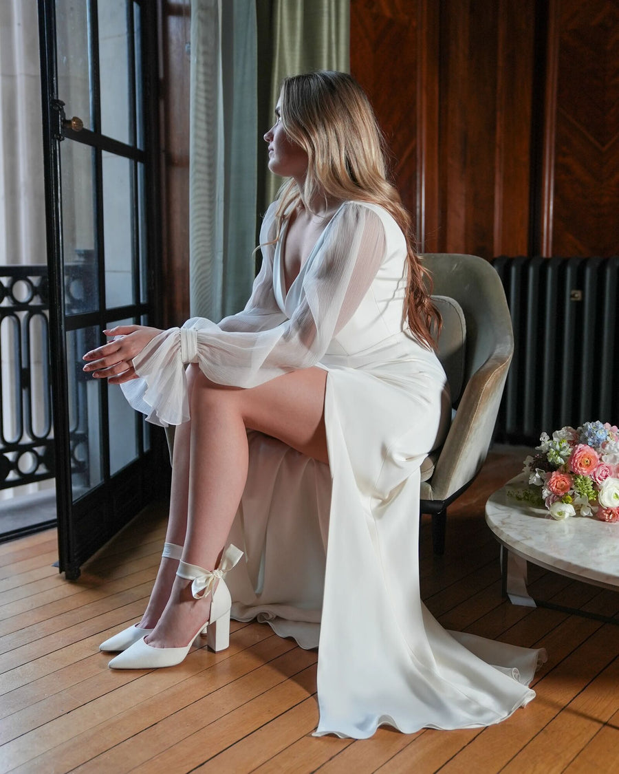 Harriet Ivory Suede image