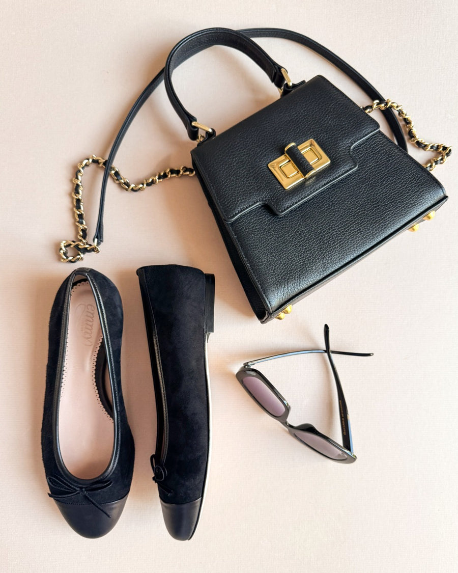 Cece Black Suede & Leather image