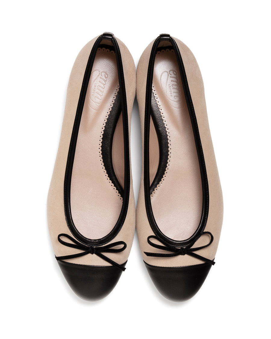 Cece Blush Suede & Black Leather image