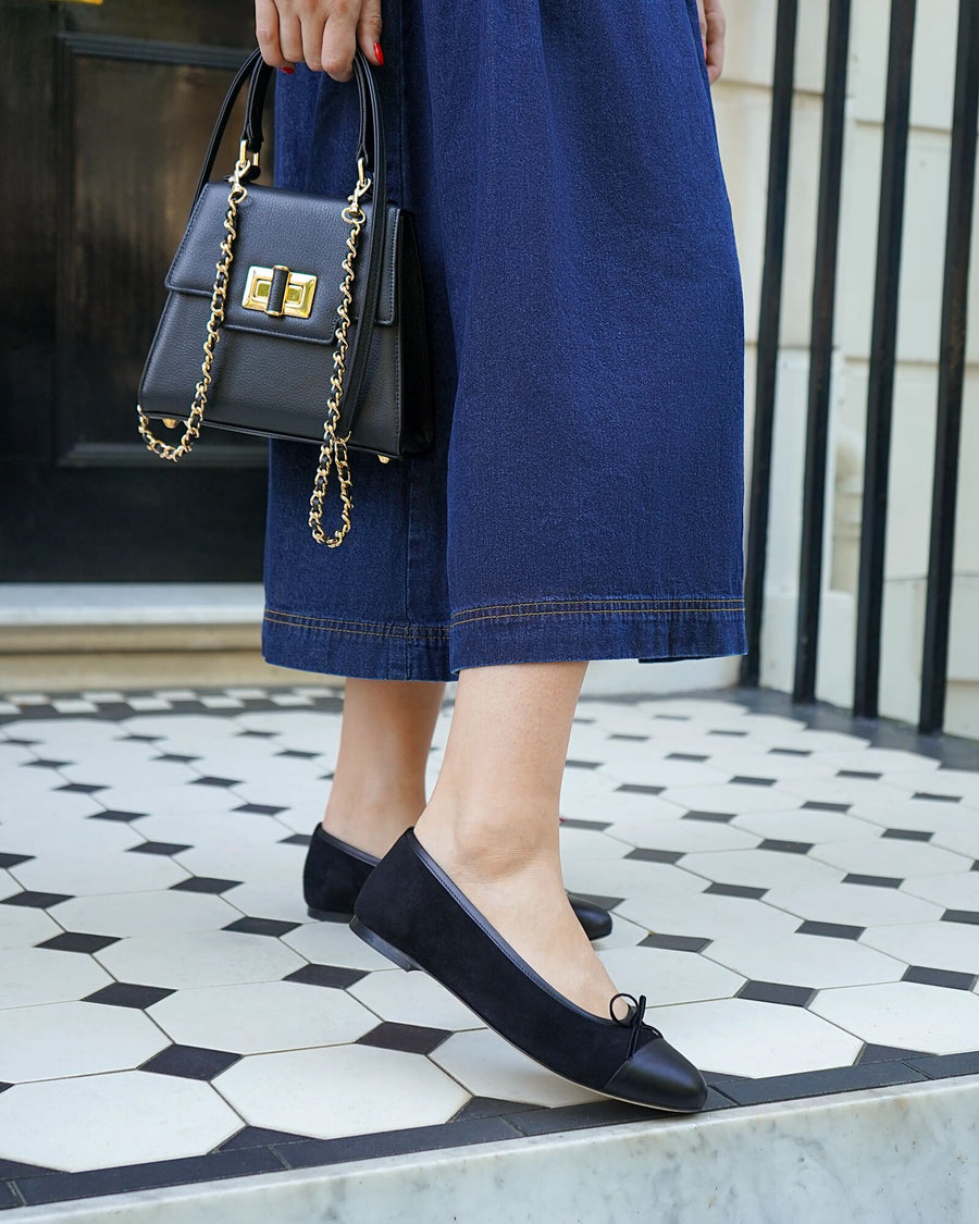 Cece Black Suede & Leather image