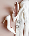 Claudia_Ivory_with_silver_bejewelled_shoe_clips_ _4_5_Image 2