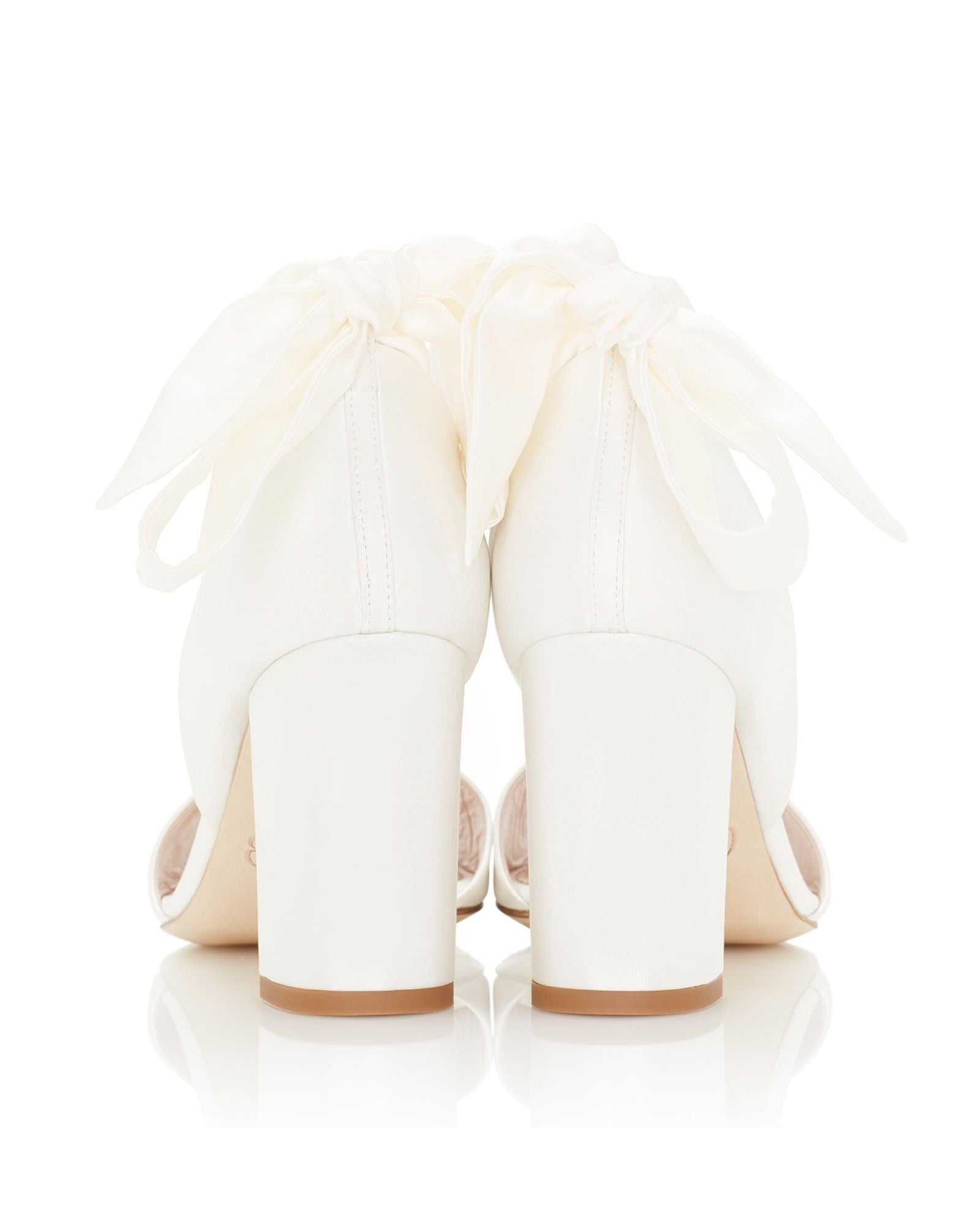 Daisy Mid Block Heel Bridal Shoe Block Heel Bridal Shoes  image
