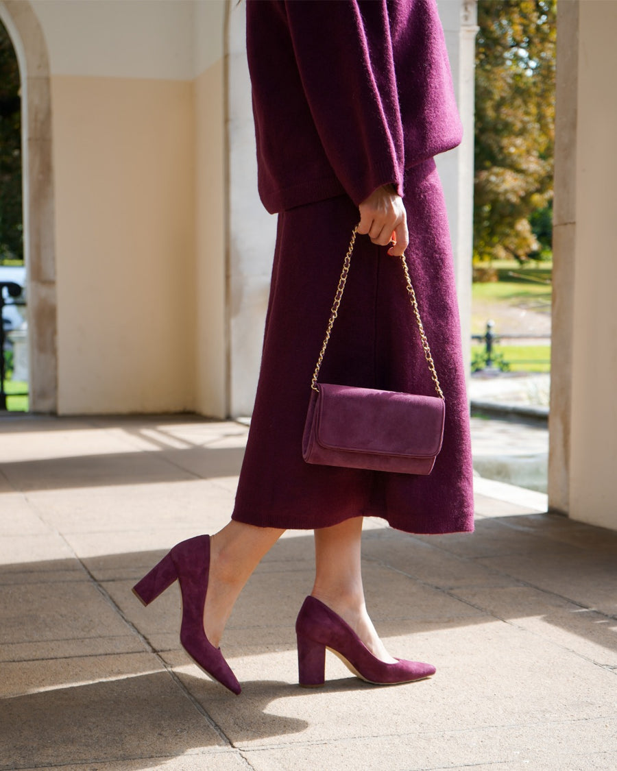 Josie Cherry Suede image