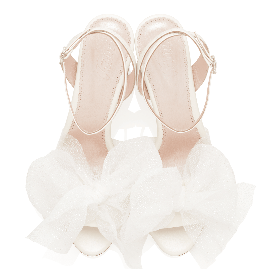 Faye Ivory Sparkle Bridal Shoe Ivory Bridal Sandal 