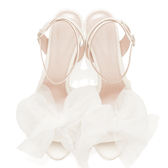 Faye Ivory Sparkle Bridal Shoe Ivory Bridal Sandal 