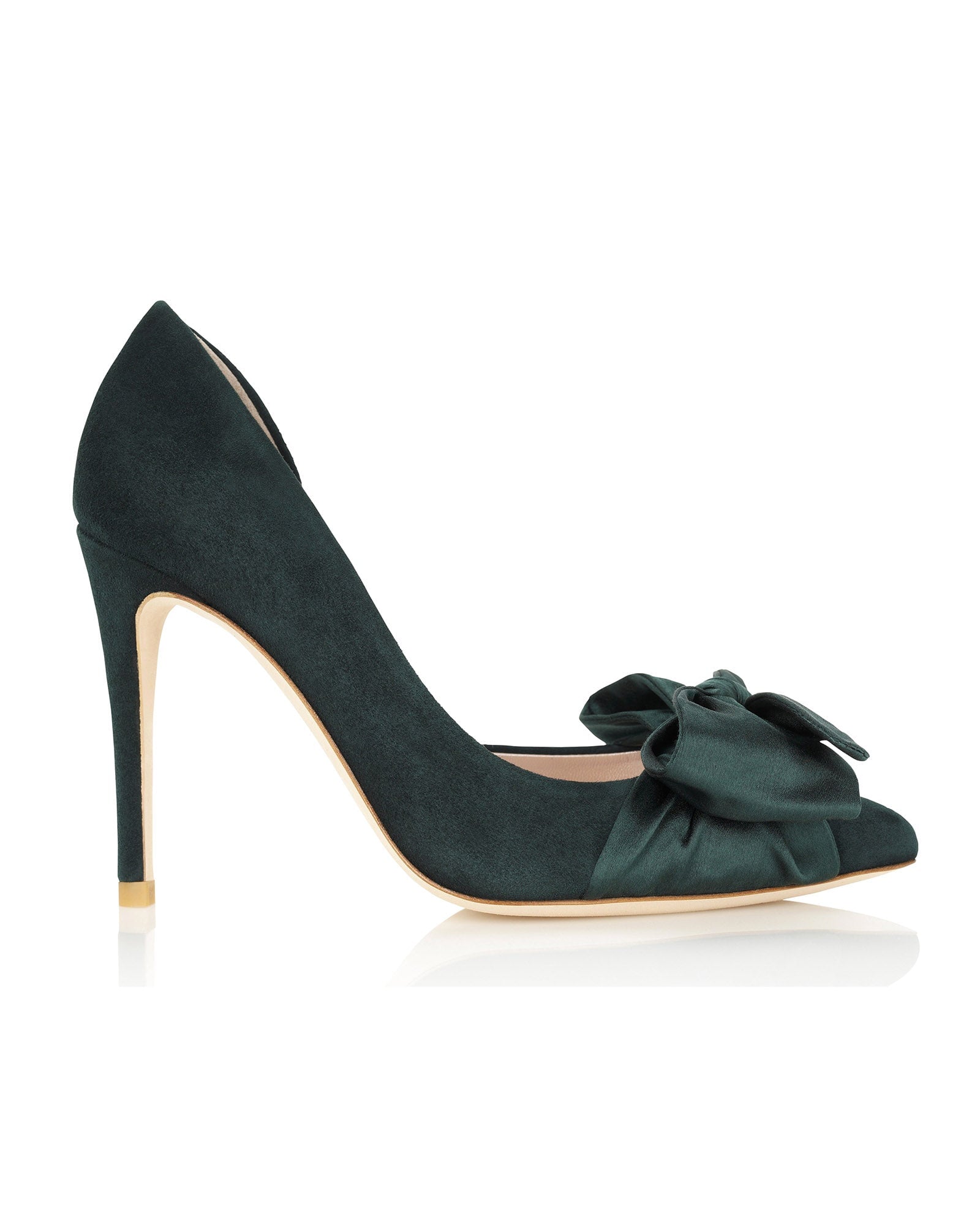 Florence Greenery Fashion Shoe Green Evening Shoes  image