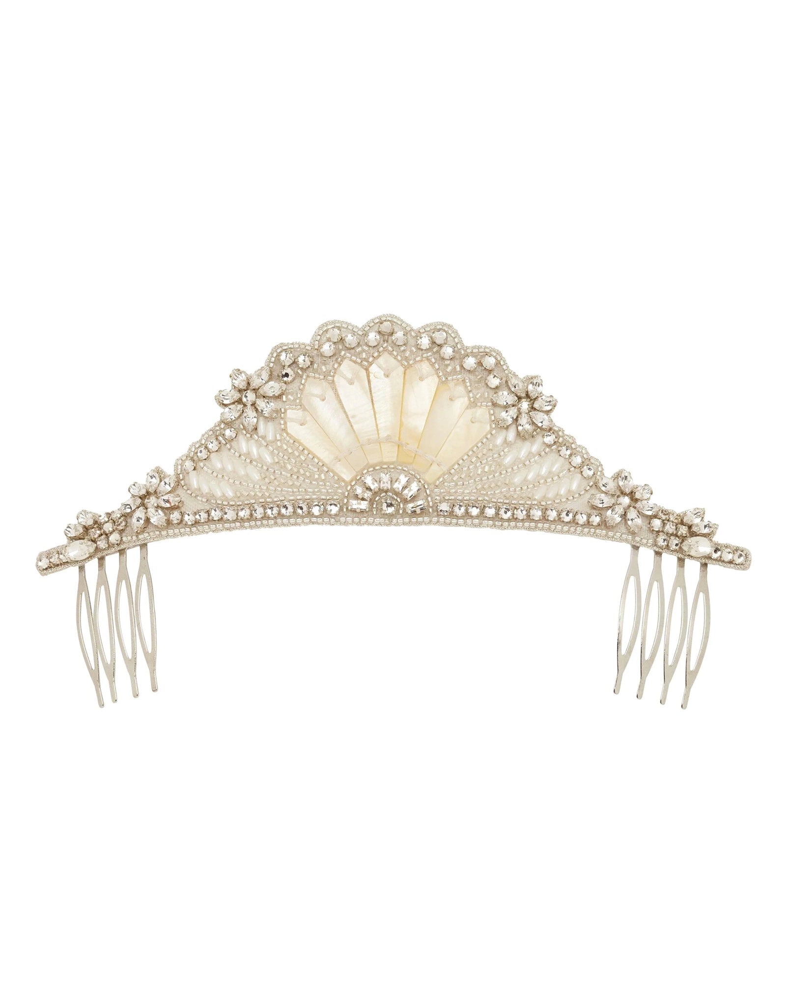 Francesca Demi Halo Bridal Hair Accessory Embellished Hair Comb  image