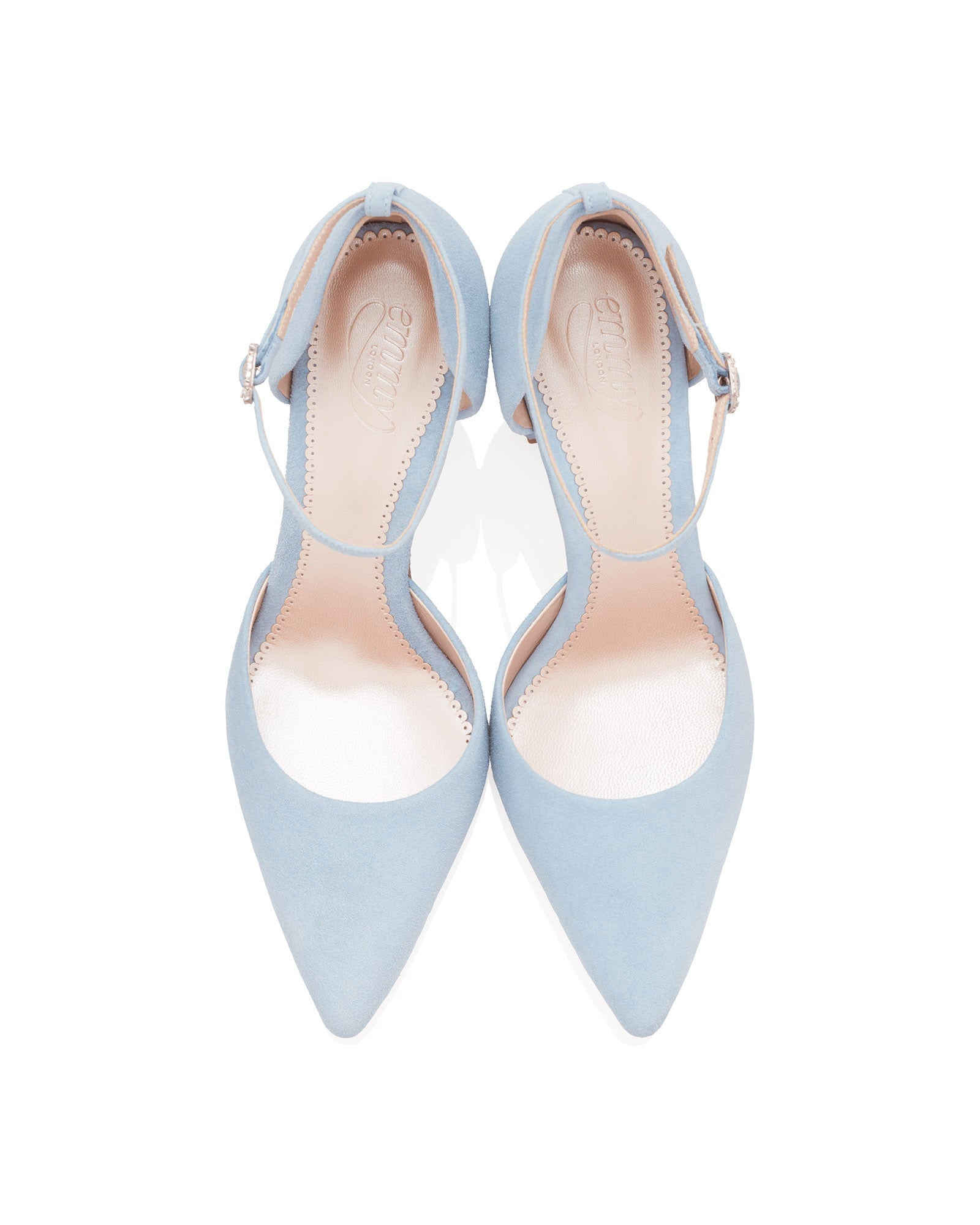 Harriet Powder Blue Suede - Main Image