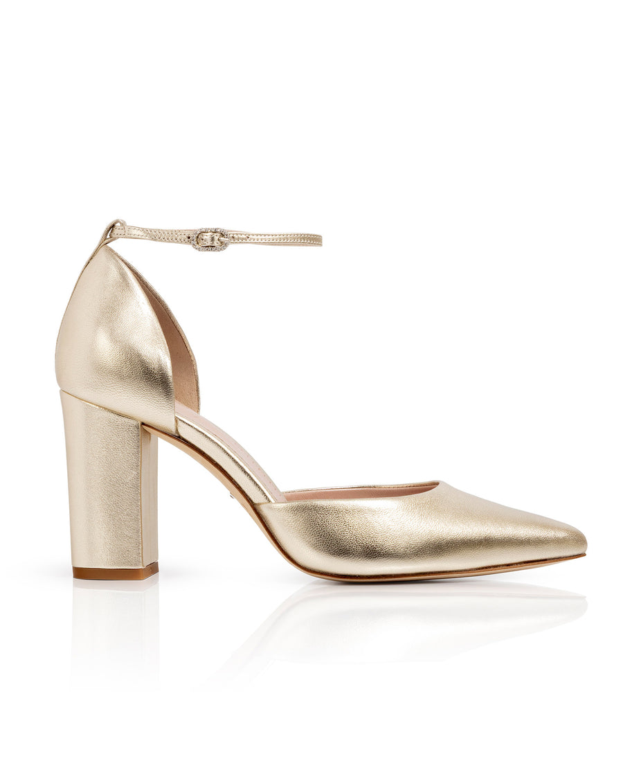 Harriet Gold Leather image