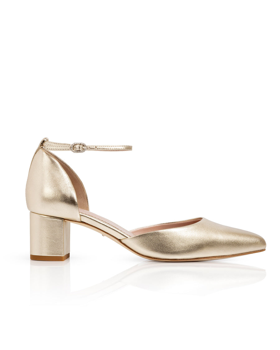 Harriet Gold Leather image