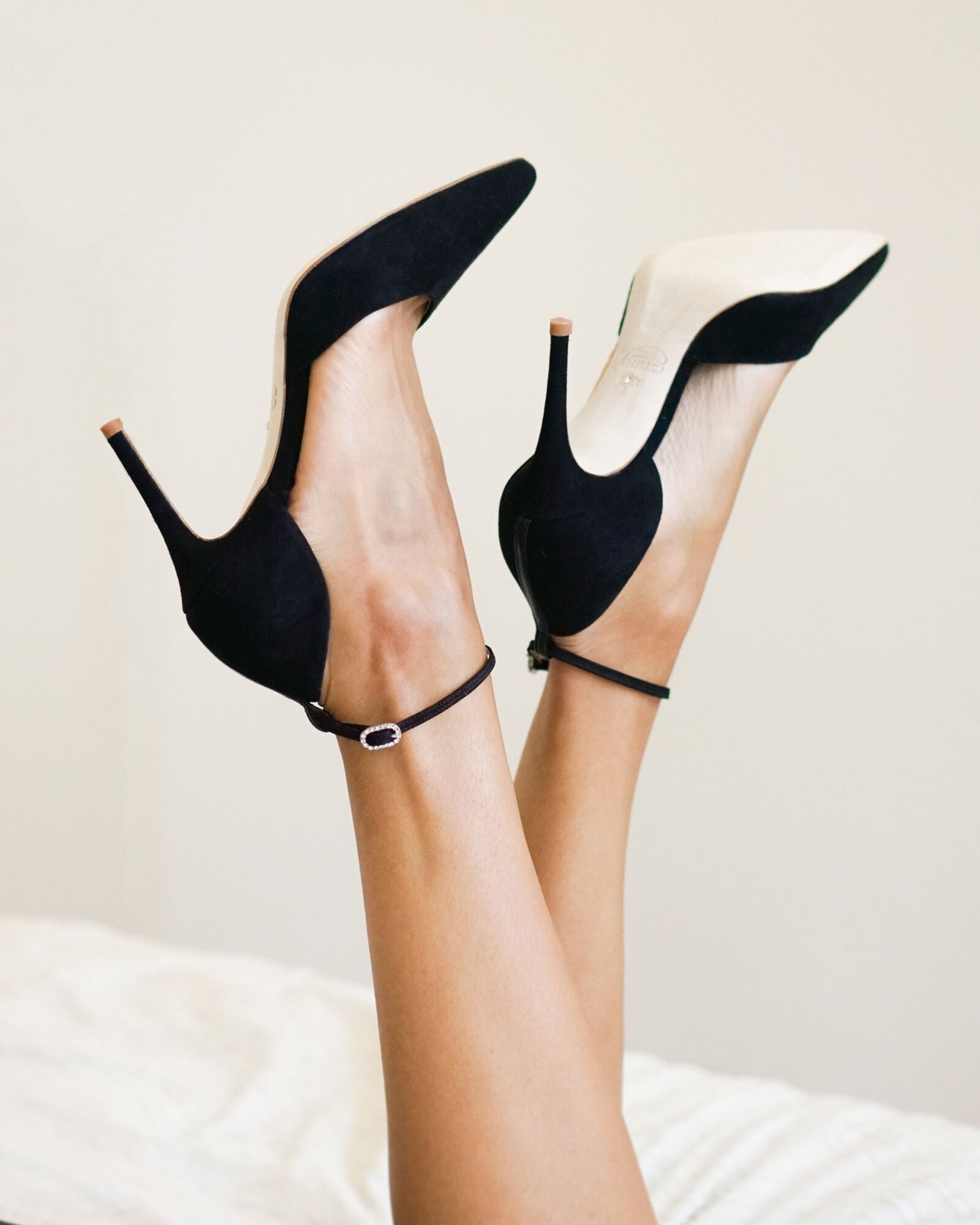 Harriet Jet Black Fashion Shoe Black Suede Court Shoes  image