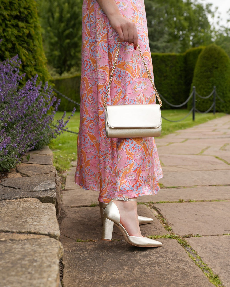Harriet Gold Leather image