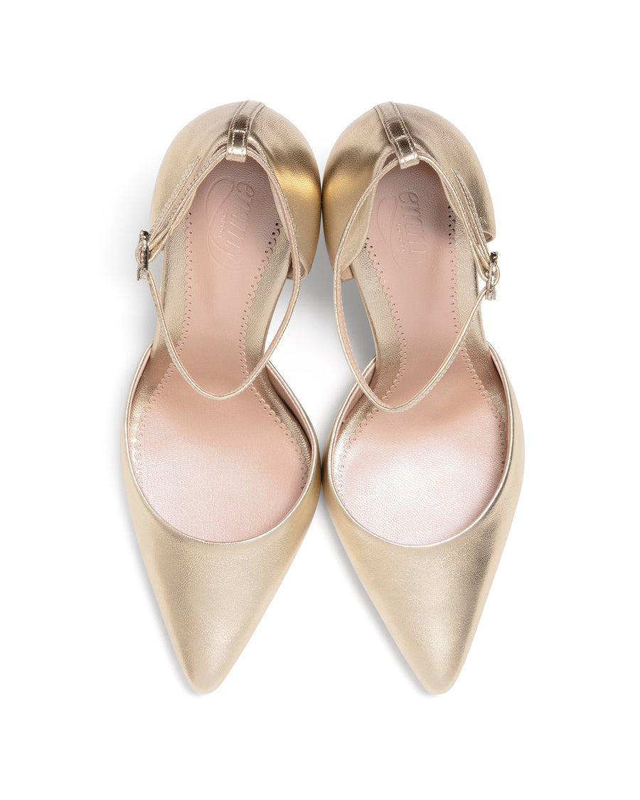 Harriet Gold Leather image