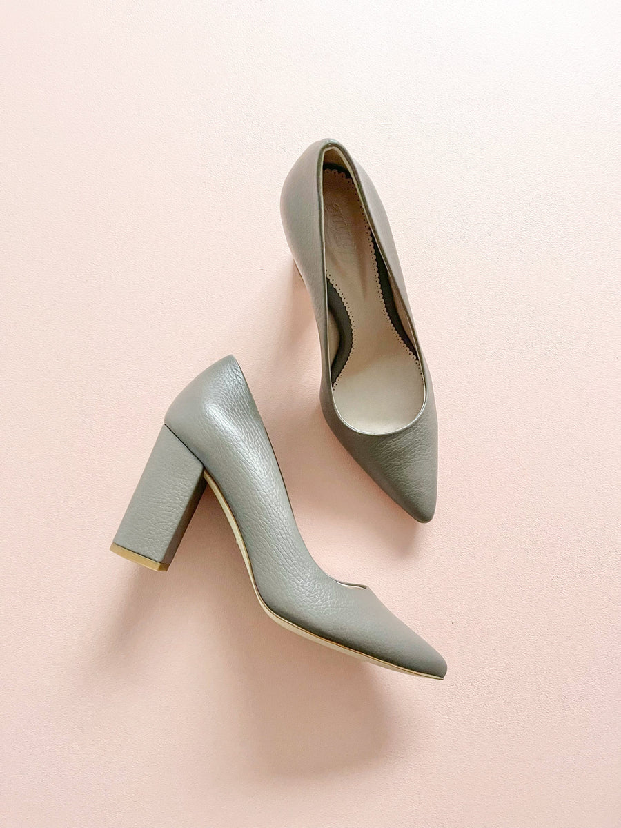 Josie Taupe Textured Leather image