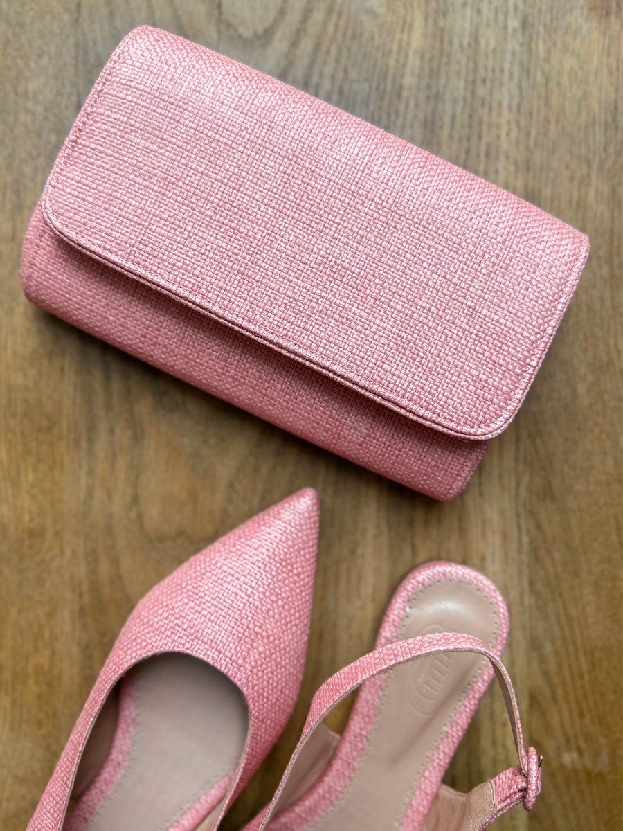 Natasha Pink Raffia image