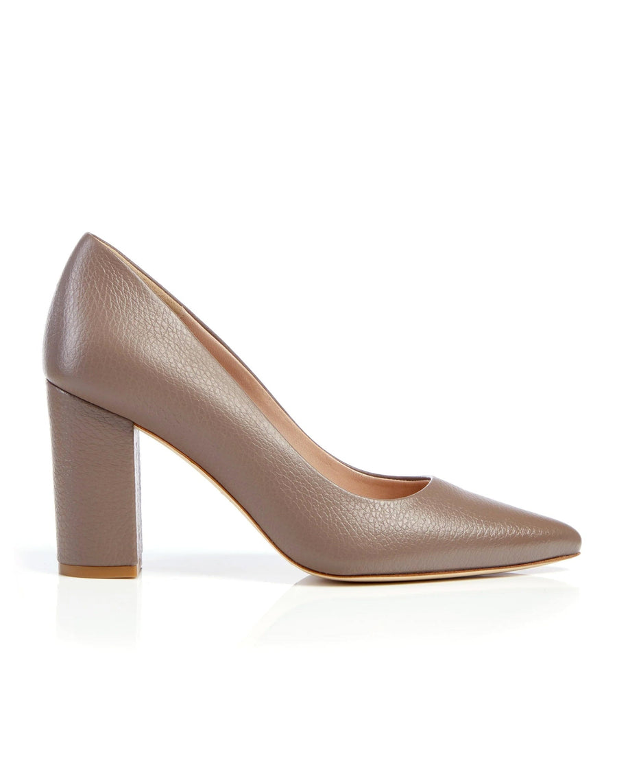 Josie Taupe Textured Leather image