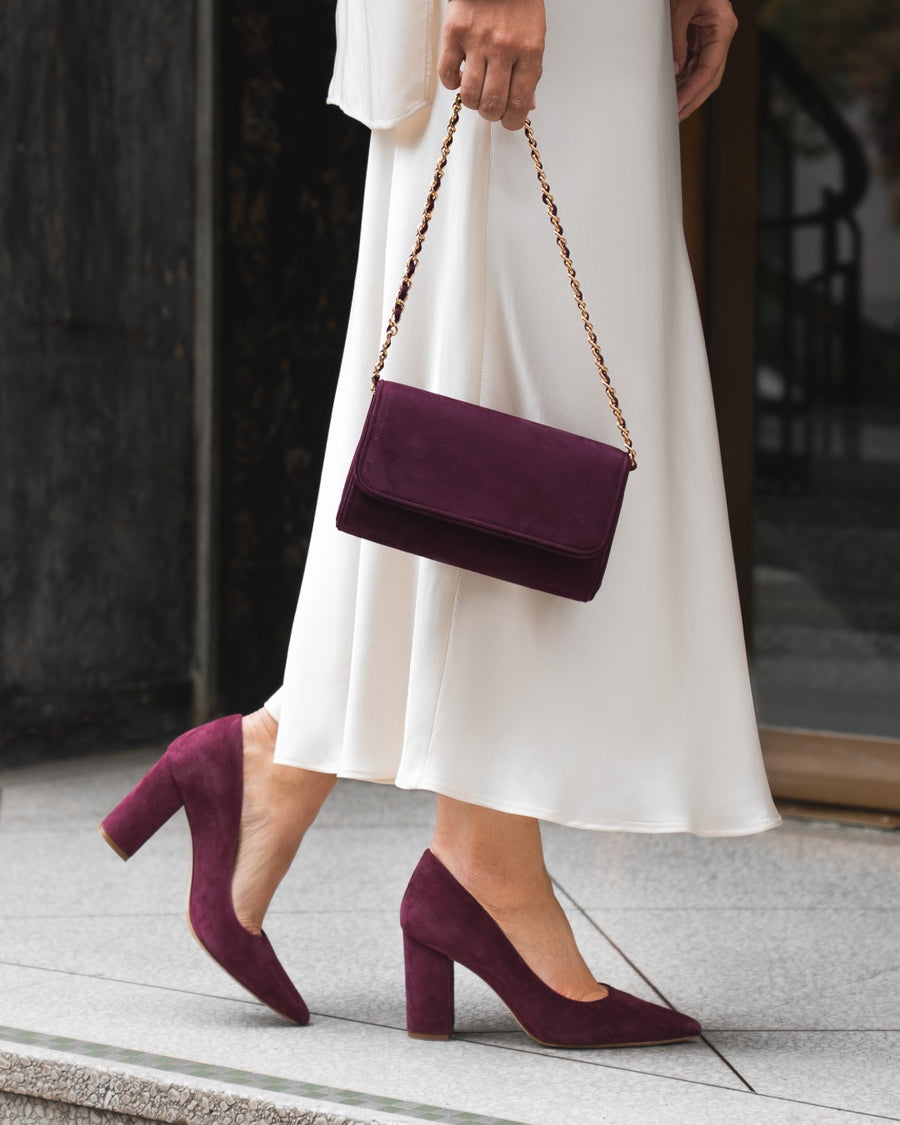 Josie Cherry Suede image