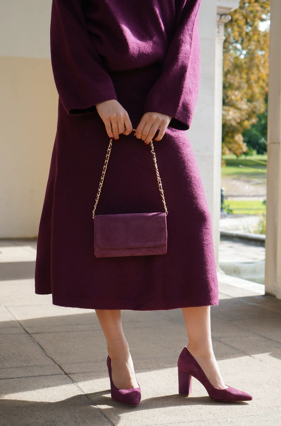 Josie Cherry Suede image