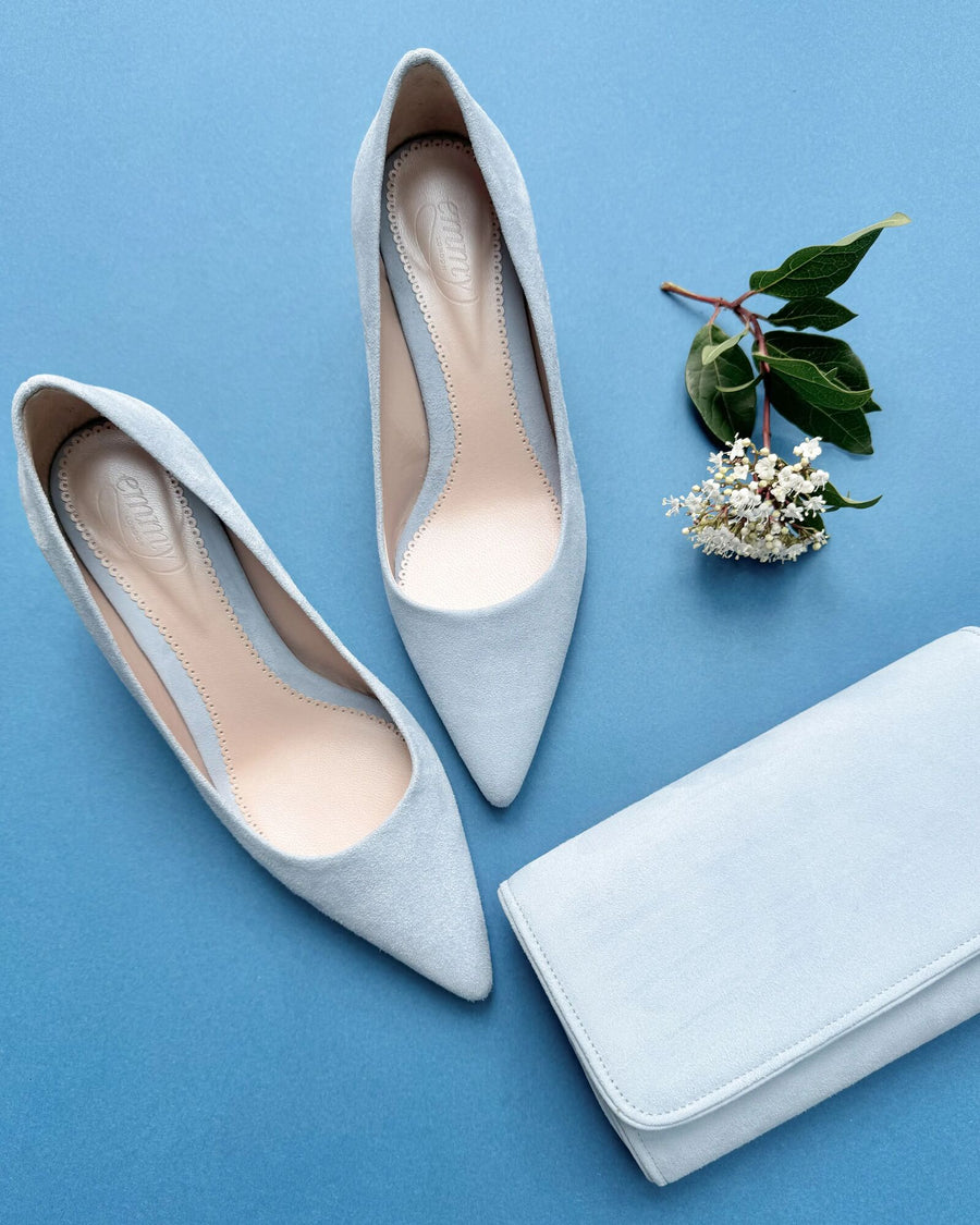 Josie Powder Blue Suede image