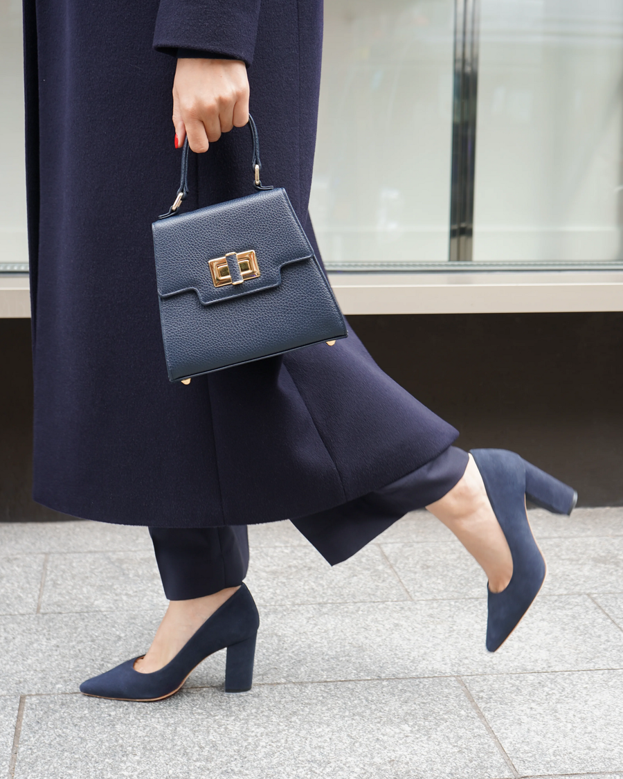 Josie Navy Suede image