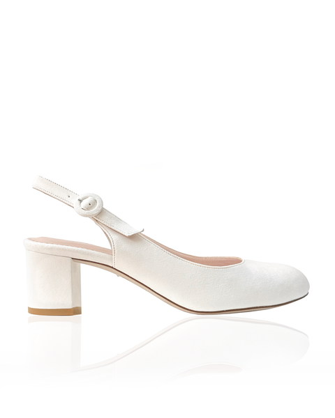 Katie Sling Back Suede Bridal