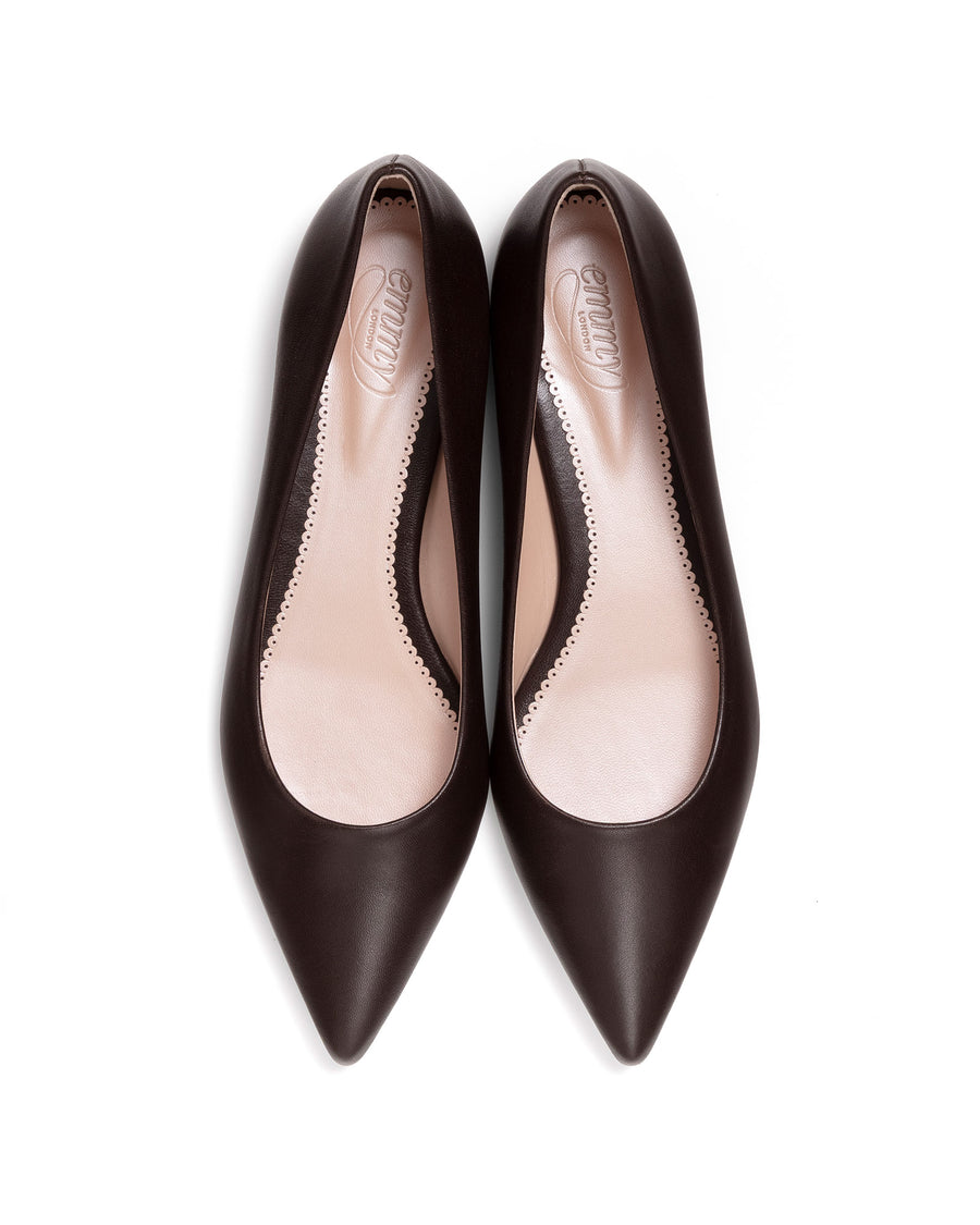 Lulu Chocolate Leather image