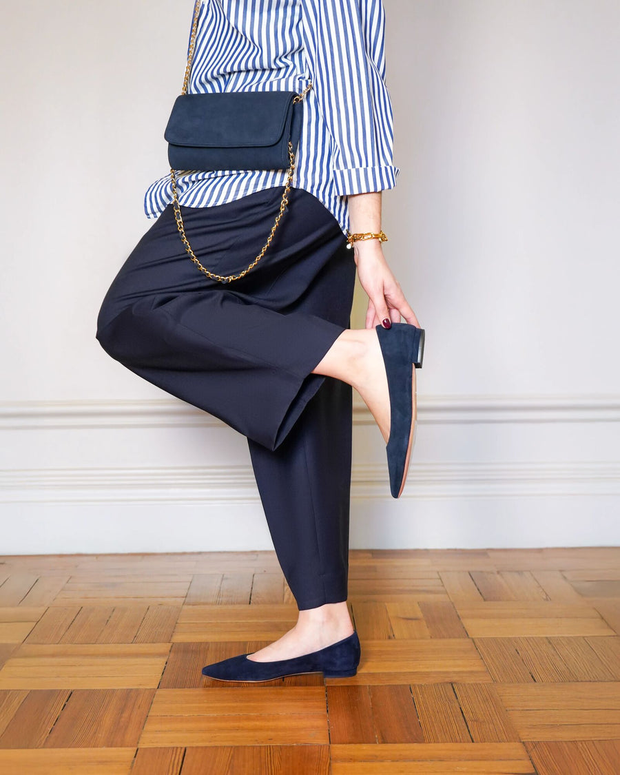 Lulu Navy Suede image