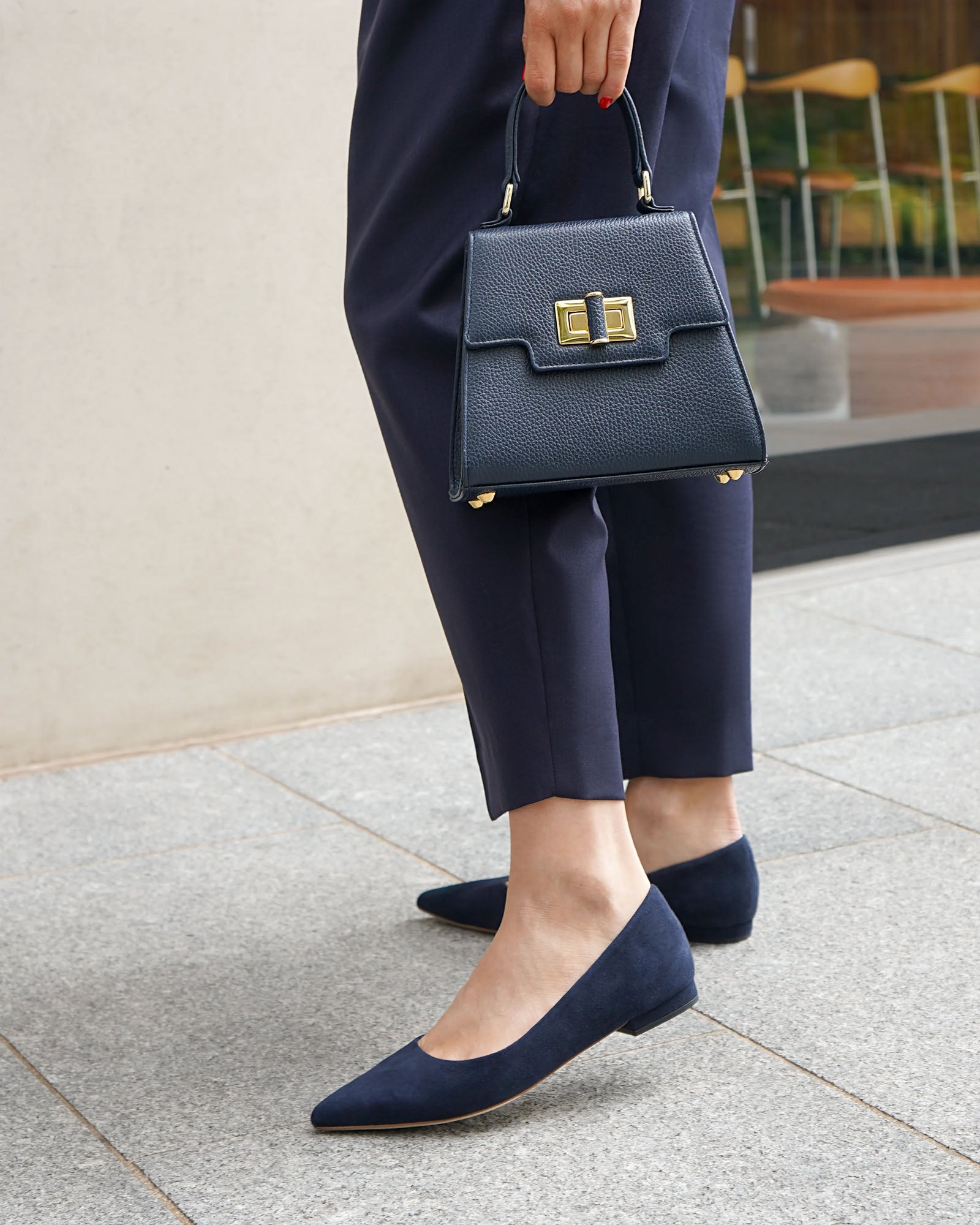 Lulu Navy Suede image