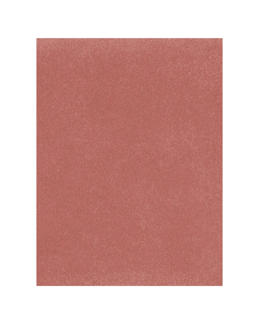 Muted terracotta square tile with a matte finish, likely made of ceramic or a similar material, captured from a top-down angle to showcase its entire surface. image