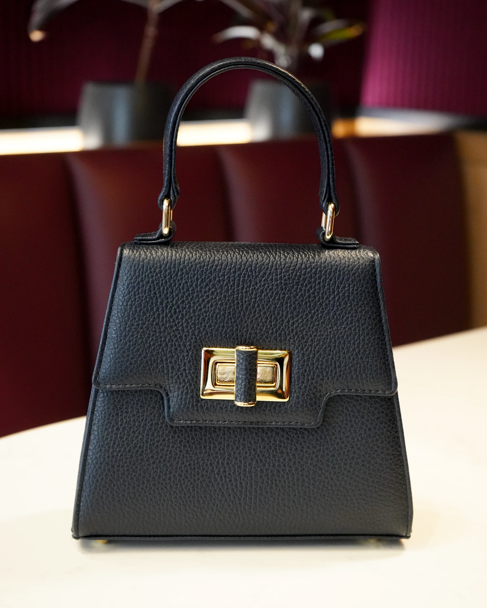 Mabel Black Leather image