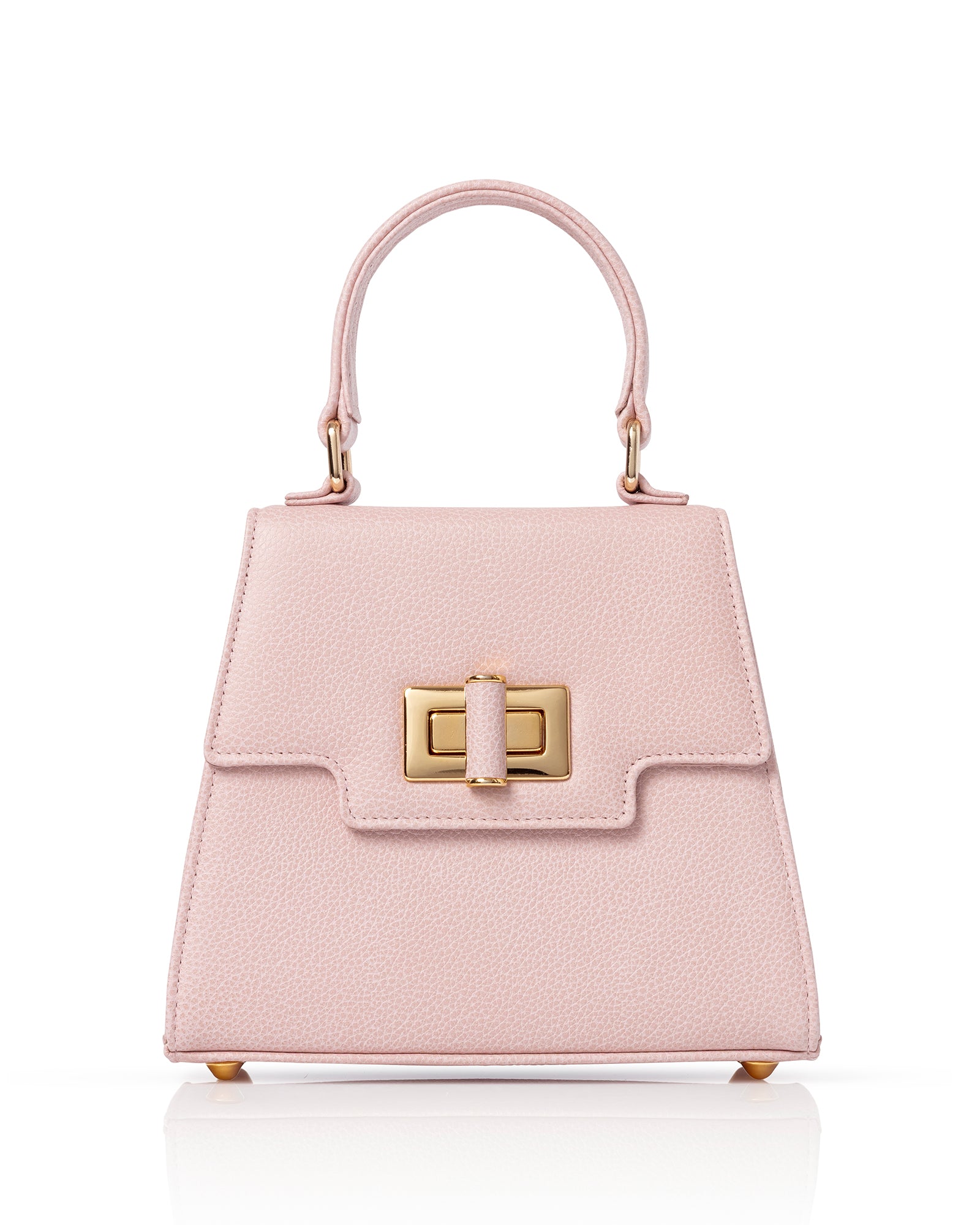 Mabel Misty Rose Textured Leather image