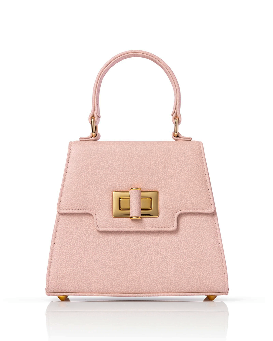 Mabel Misty Rose Textured Leather image