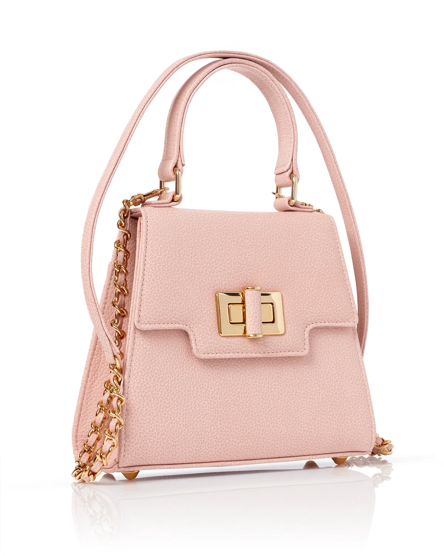 Mabel Misty Rose Textured Leather image
