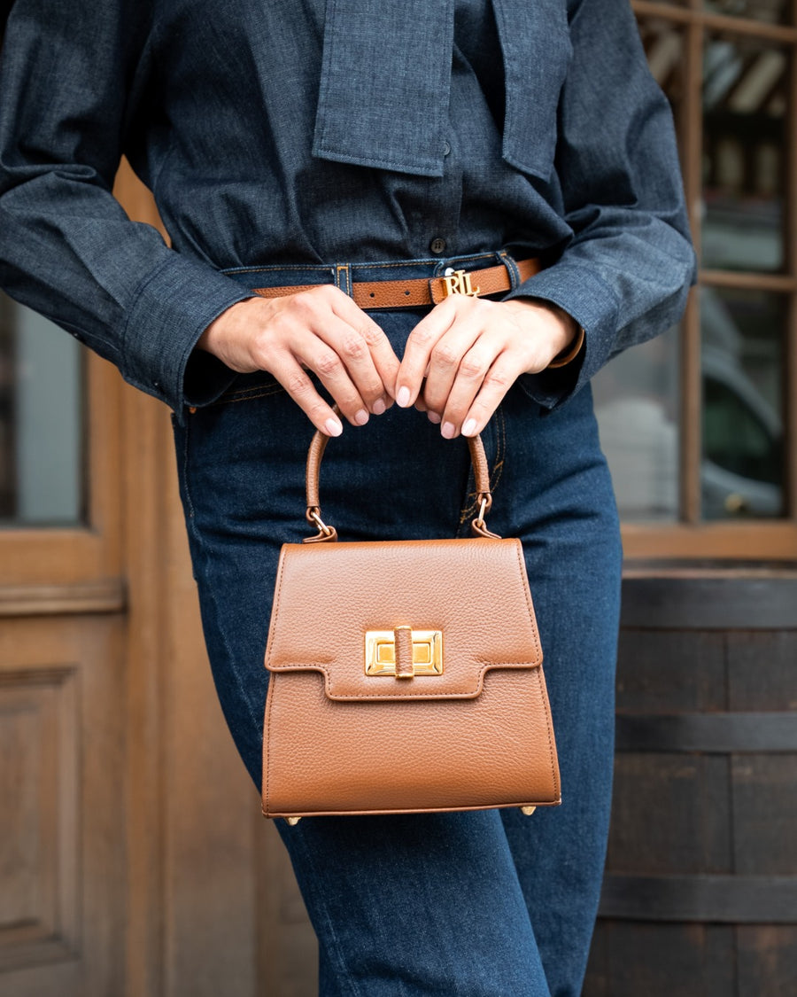 Mabel Tan Leather image