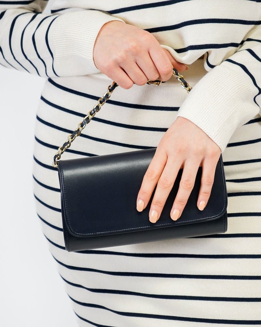 Natasha Navy Leather image