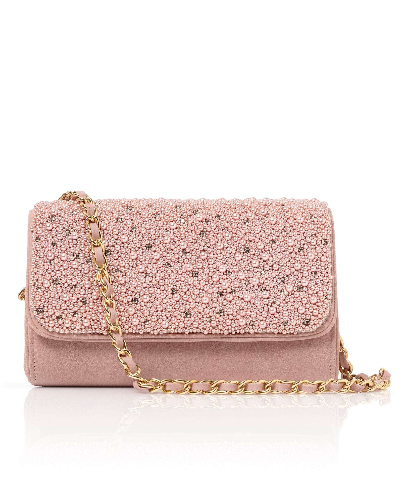 Natasha Misty Rose Suede & Oyster Pearl image