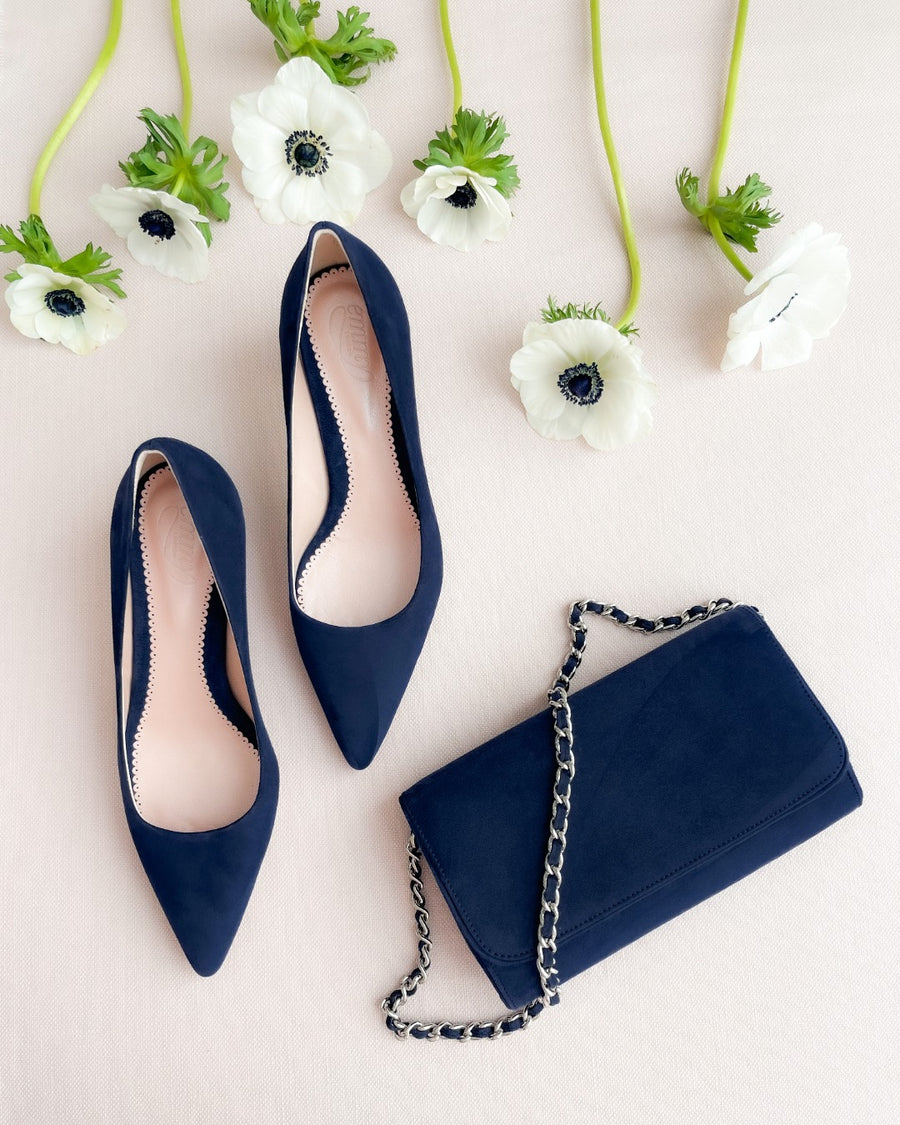 Natasha Navy Suede image