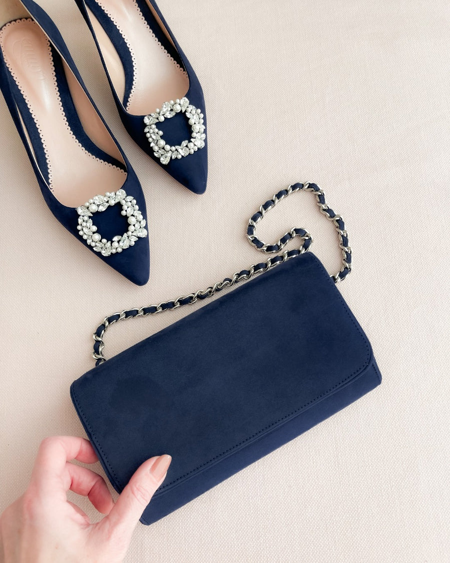Natasha Navy Suede image