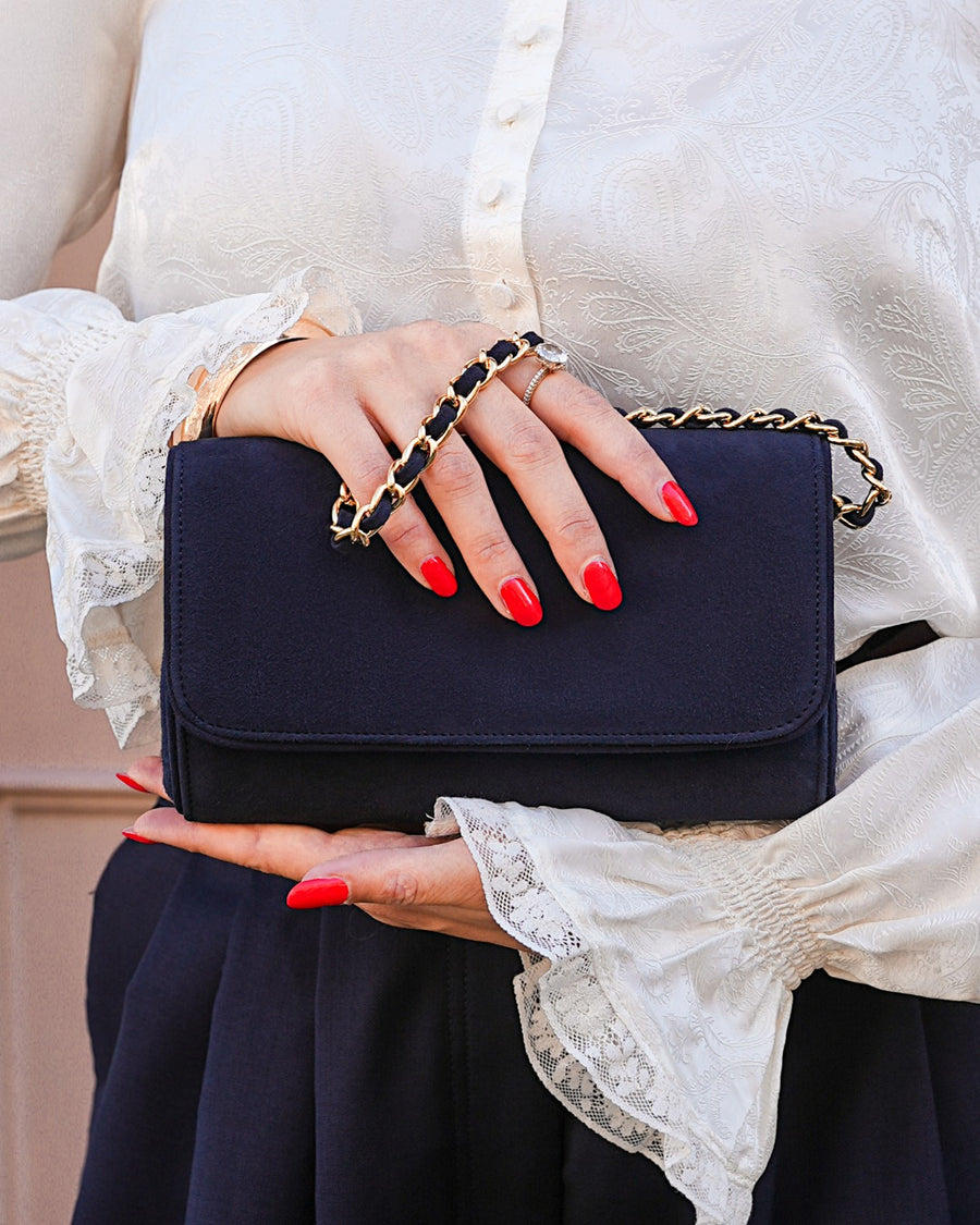 Natasha Navy Suede image