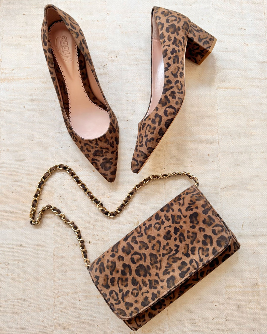 Natasha Leopard Suede image