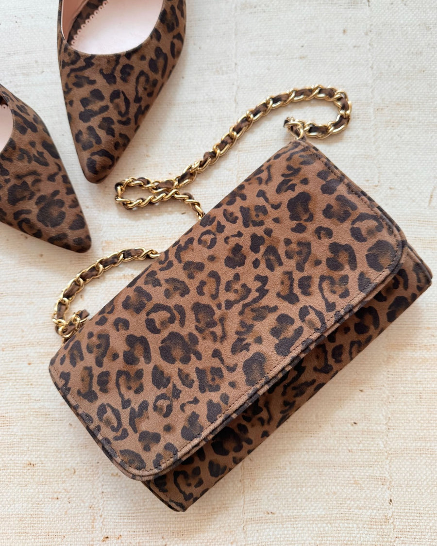 Natasha Leopard Suede image
