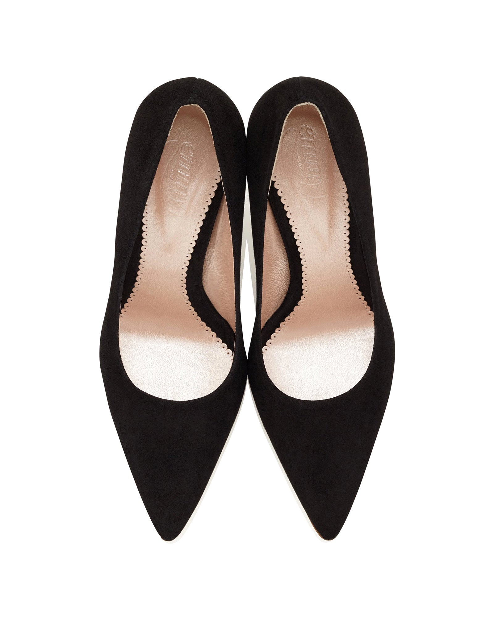 Olivia Jet Black Fashion Shoe Jet Black Court Shoes  image